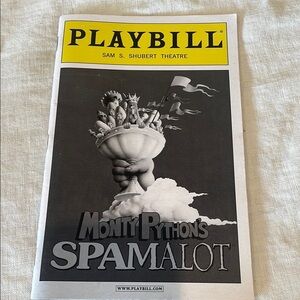 Monty Python's Spamalot Playbill 2008 starring clay Aiken
